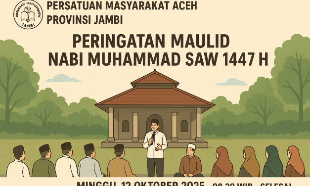 Persatuan Masyarakat Aceh Jambi Gelar Peringatan Maulid Nabi Muhammad SAW 1447 H