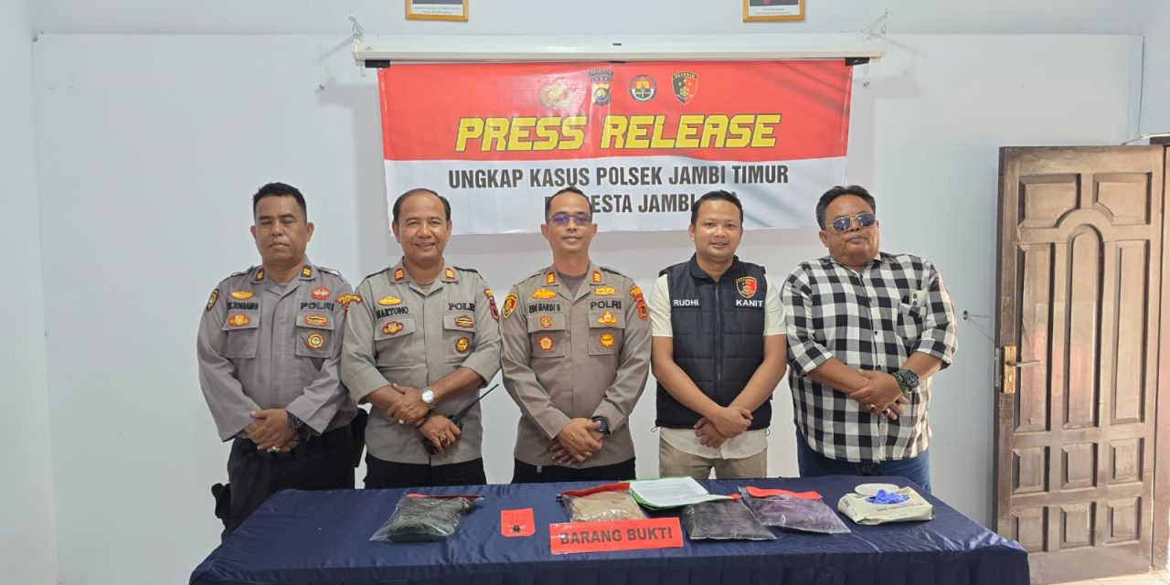 Polsek Jambi Timur Catat 72 Kasus, 83 Persen Berhasil Diselesaikan