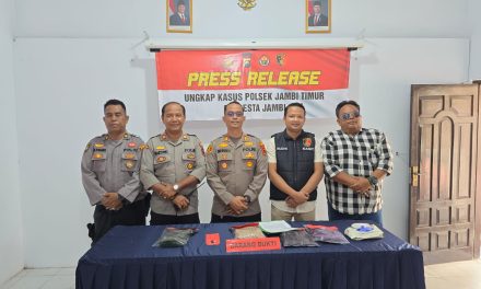 Polsek Jambi Timur Catat 72 Kasus, 83 Persen Berhasil Diselesaikan