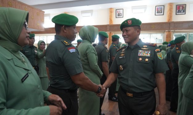 Danrem 042/Gapu Pimpin Korp Kenaikan Pangkat, Tekankan Pengabdian sebagai Kehormatan