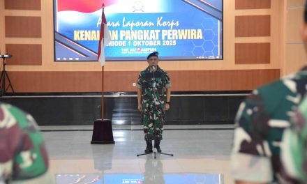 Koharmatau Kukuhkan 24 Perwira Naik Pangkat, Momentum Pengabdian dan Kebanggaan