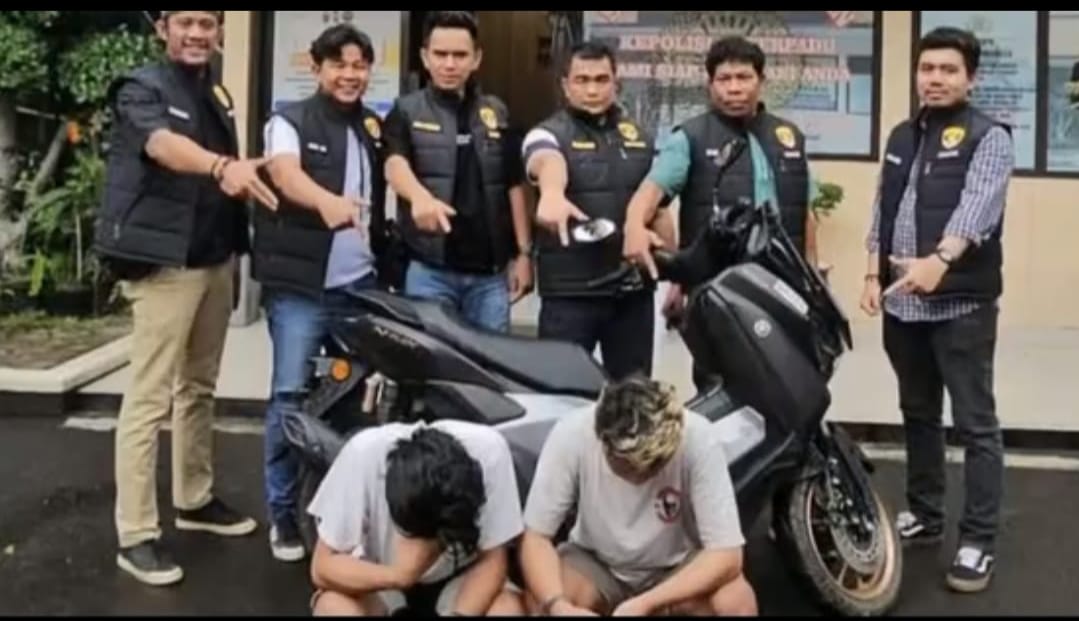 Kapolsek Jelutung Turun Gunung, Dua Pelaku Curanmor Diringkus Hingga ke Ciparay Jawa Barat
