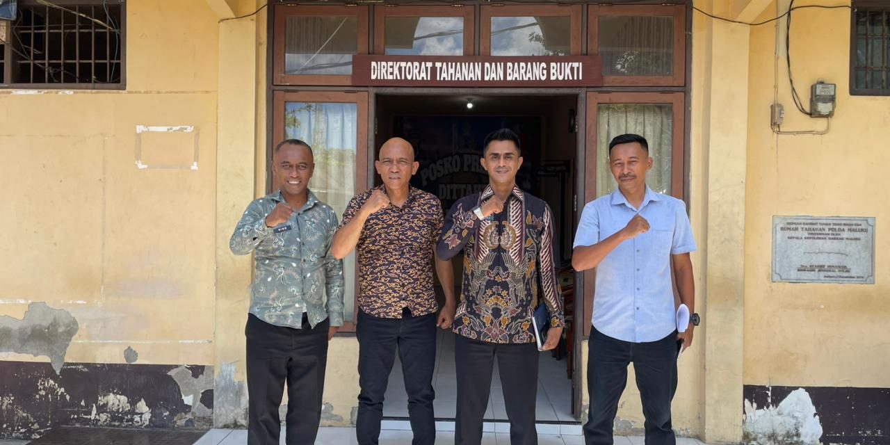 Guna Tingkatkan Pelayanan dan Pengawasan Tahanan, Karutan Ambon Perkuat Kolaborasi dengan Dir Tahti Polda Maluku