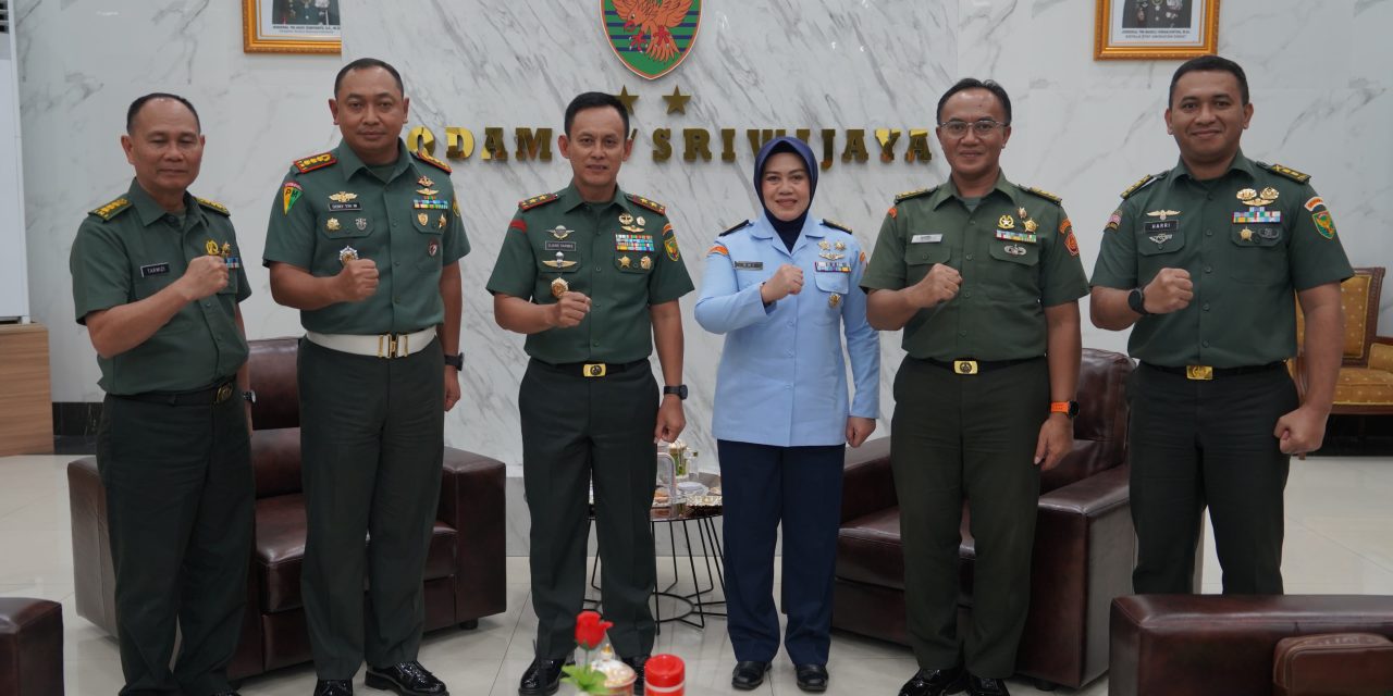 Pangdam II/Sriwijaya Terima Audiensi Kaodmil I-05 Palembang : Komitmen tegakkan Disiplin, Hukum dan Tata tertib Prajurit TNI