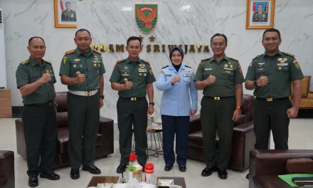 Pangdam II/Sriwijaya Terima Audiensi Kaodmil I-05 Palembang : Komitmen tegakkan Disiplin, Hukum dan Tata tertib Prajurit TNI