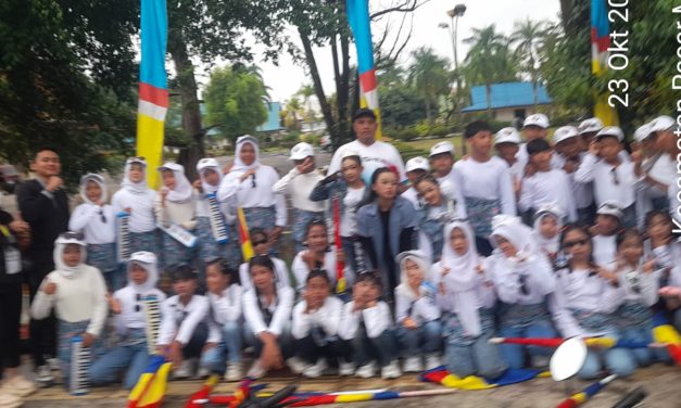 Semangat Tanpa Henti! SD 100 Bungo Dani Tunjukkan Taji di Kejuaraan Marching Band Bupati Cup 2025