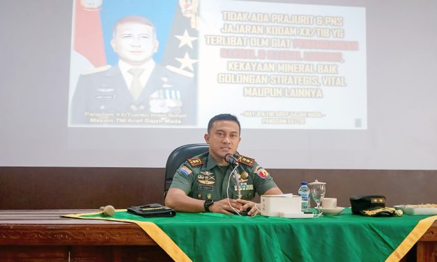 Jam Pengarahan Dandim 0416/Bute, Tekankan Profesionalisme, Rasa Syukur dan Integritas Prajurit