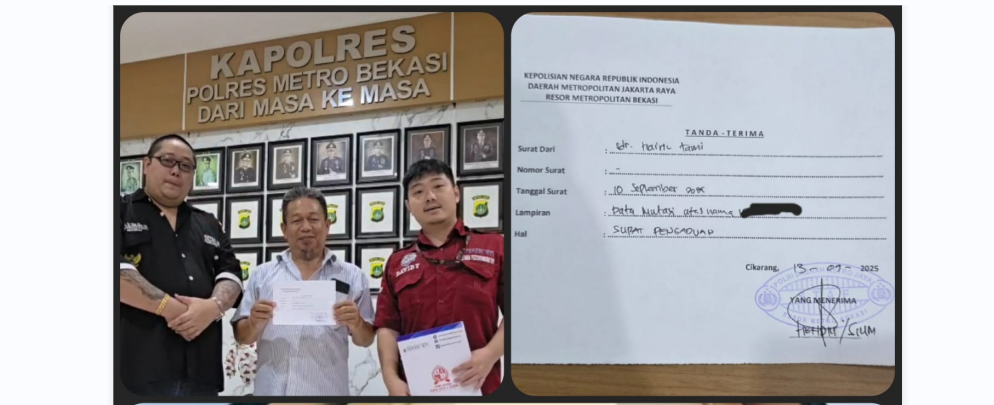 Aduan Dugaan Tindak Pidana Lebih dari Sebulan Belum Ditindaklanjuti, Kuasa Hukum Pertanyakan Respons Polres Metro Bekasi