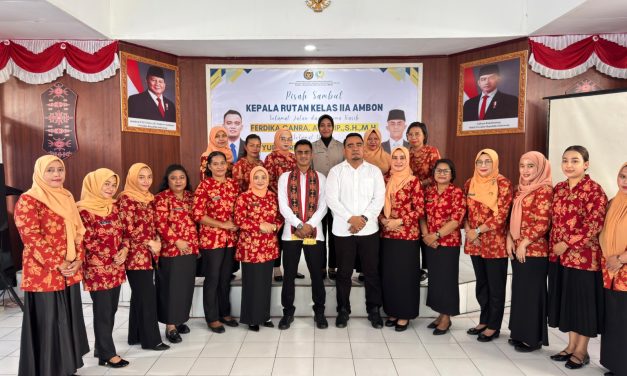 Tangis Haru Warnai Pergantian Karutan Ambon, Semangat Baru Siap Lanjutkan Perjuangan