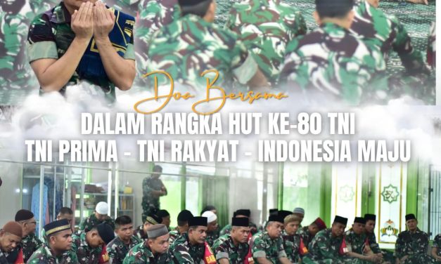 Kodim 0418/Palembang Gelar Doa Bersama Sambut HUT TNI ke-80