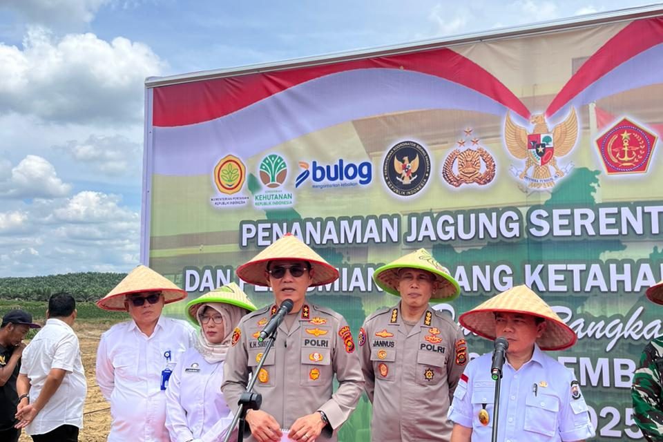 Kapolda Jambi Pimpin Penanaman Jagung Serentak: Kolaborasi Menuju Kedaulatan Pangan