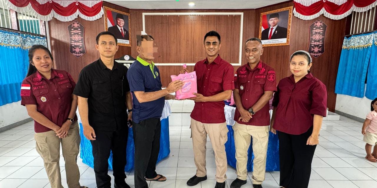 Rutan Ambon Beri Perhatian Khusus bagi WBP Lansia Lewat Bantuan Vitamin