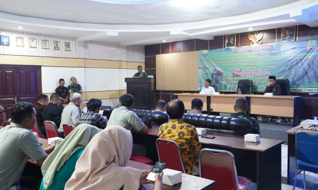 Sinergi TNI dan Pemprov Jambi: Danrem 042/Gapu dan Kadis TPHP Teken MoU Cetak Sawah Rakyat Dukung Ketahanan Pangan Nasional