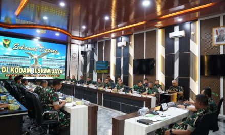 Pangdam II/Sriwijaya Tunjuk Dandim 0418/Palembang sebagai Danlat Persami KKRI