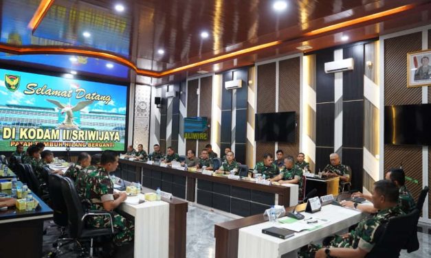 Pangdam II/Sriwijaya Tunjuk Dandim 0418/Palembang sebagai Danlat Persami KKRI