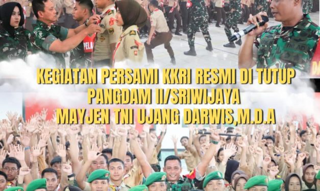 Pangdam II/Sriwijaya Tutup Kegiatan PERSAMI dan Bela Negara KKRI SMK se-Kota Palembang