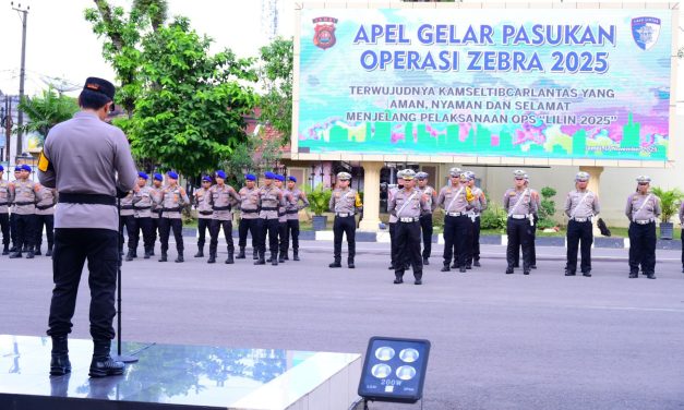 Operasi Zebra Siginjai 2025 Dimulai: Kapolda Jambi Dorong Budaya Tertib Berlalu Lintas dengan Pendekatan Humanis