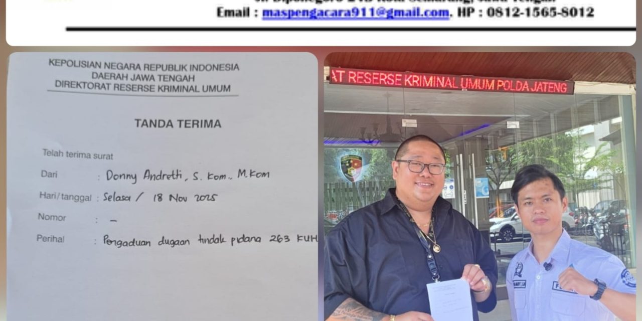 Adv. Prija Maxy Theozipa Dampingi Korban Dugaan Pemalsuan Surat di Polda Jateng