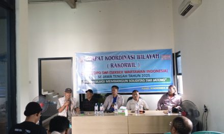 Ketua Plt DPP SWI Hadiri Rakorwil Jawa Tengah, Tegaskan Soliditas Menuju Munas 2026