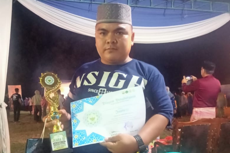 Wartawan Desa Senaung Raih Juara III MTQ, Bukti Cinta Qur’an Tak Kenal Profesi