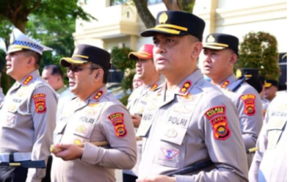 Kapolres Muaro Jambi Hadiri Penandatanganan Fakta Integritas Bersama Kapolda Jambi