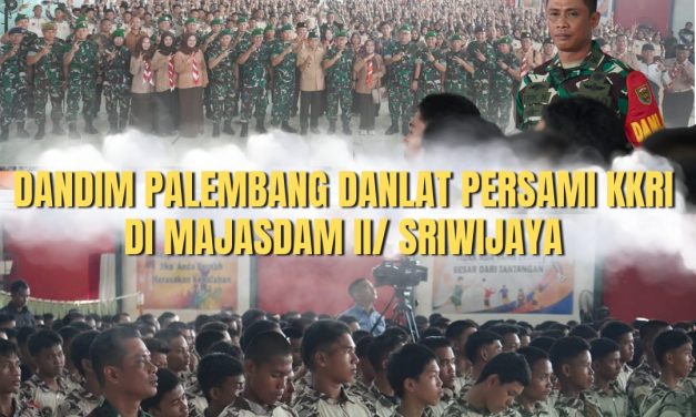 Dandim 0418/Palembang Letkol Arh Erik Novianto, S.Sos Sebagai Danlat Persami KKRI Kodam II/Sriwijaya Pimpin Kegiatan di Majasdam II/Sriwijaya