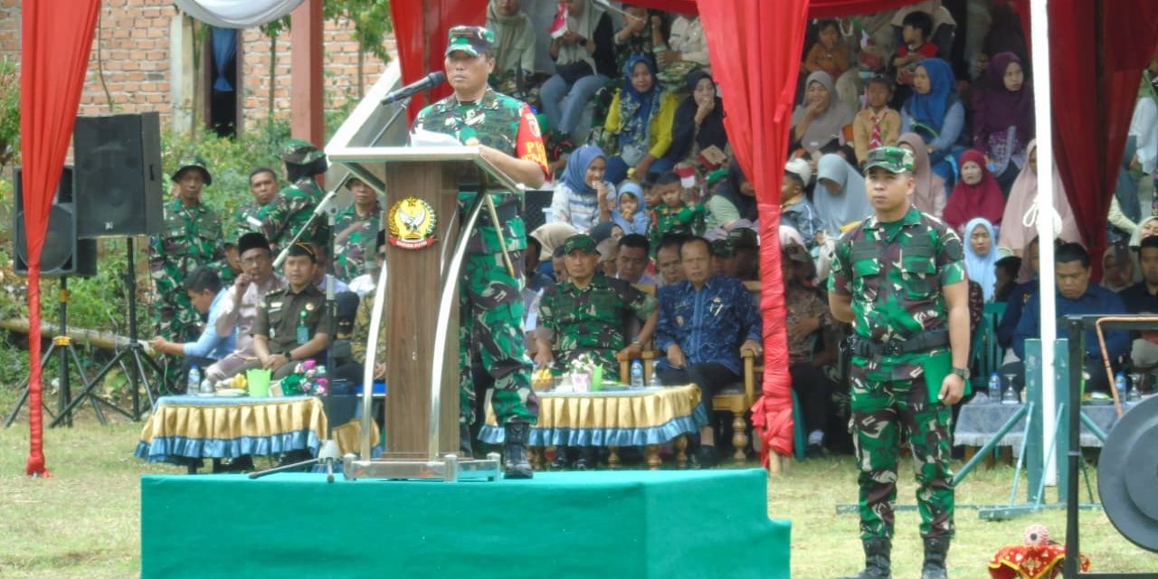 TMMD ke-126 Wujud Nyata Kemanunggalan TNI dan Rakyat: Danrem 042/Gapu Brigjen TNI Heri Purwanto Resmi Tutup TMMD Kodim 0417/Kerinci
