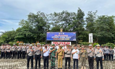 Polres Muaro Jambi Gelar Operasi Zebra Siginjai 2025, Fokus Tekan Pelanggaran dan Kecelakaan Lalu Lintas