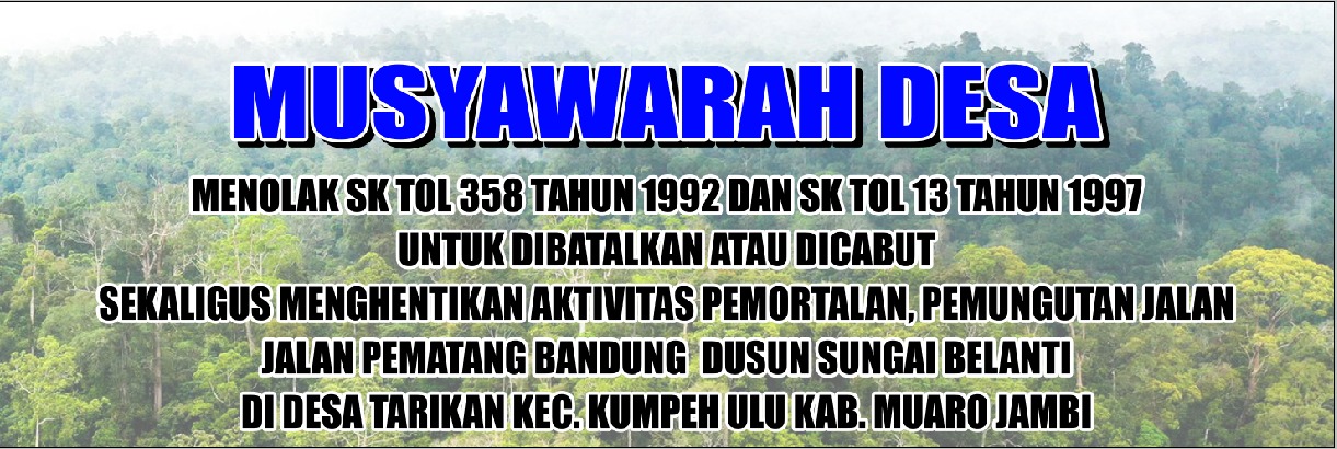 Desa Tarikan Menggugat: Warga Bersatu Menolak SK TOL dan Pungli Berkedok Klaim Lahan