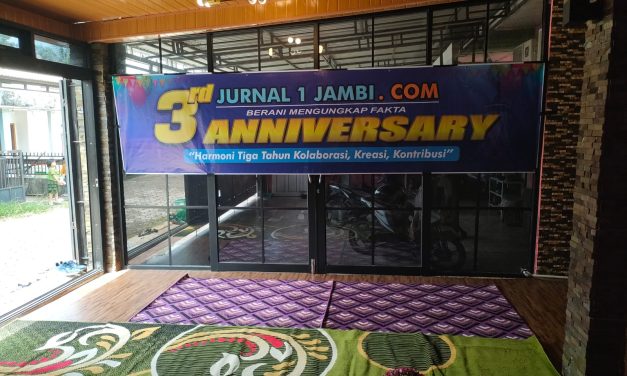 Jurnal1jambi.com Rayakan Anniversary ke-3, “Harmoni Tiga Tahun: Kolaborasi, Kreasi, Kontribusi”
