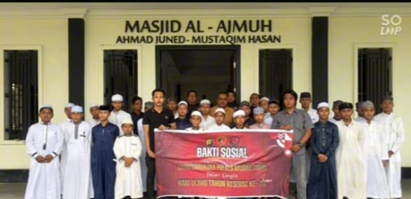 Bakti Sosial Satresnarkoba Muaro Jambi Di Pondok Pesantren HSQ Warnai Peringatan HUT Reserse Polri