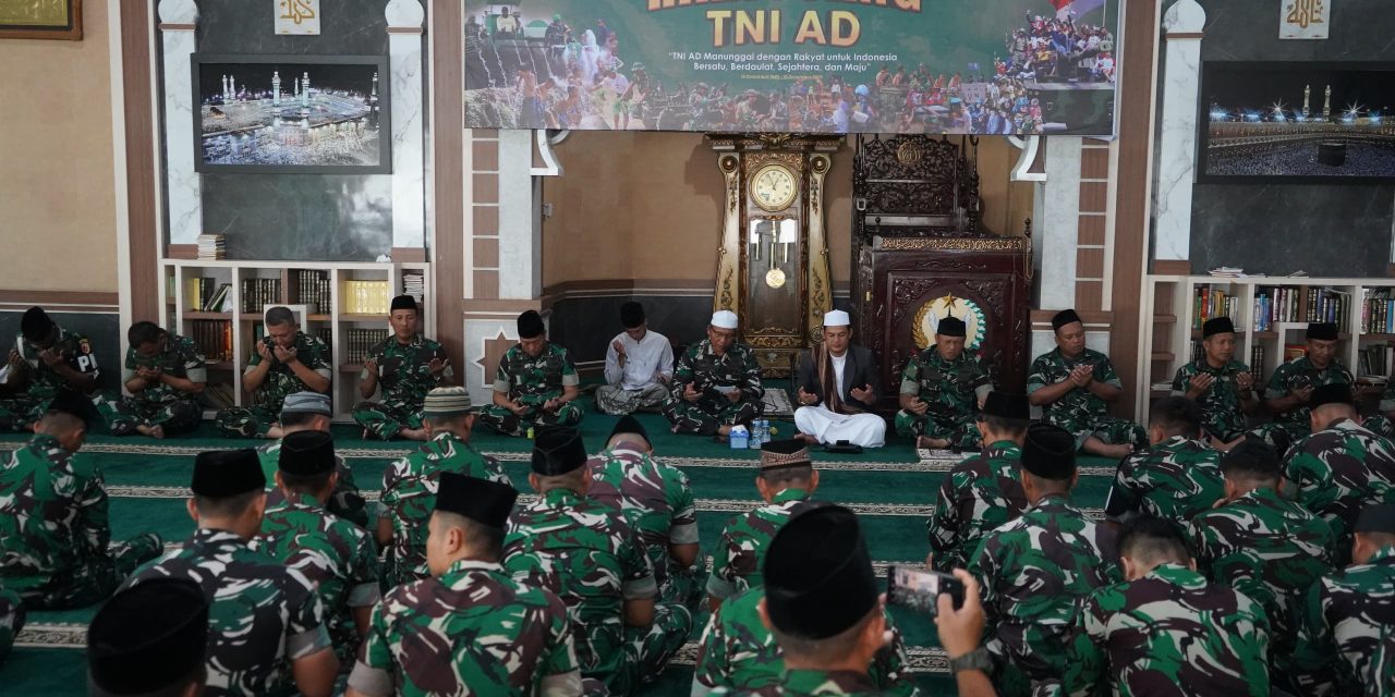 Momentum Hari Juang TNI AD ke-80, Korem 042/Gapu Perkuat Iman dan Takwa Lewat Doa Bersama