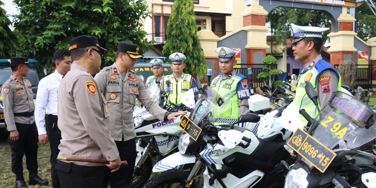 Polres Kebumen Cek Kesiapan Sarpras Jelang Operasi Lilin Candi 2025