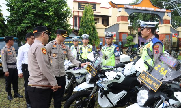 Polres Kebumen Cek Kesiapan Sarpras Jelang Operasi Lilin Candi 2025