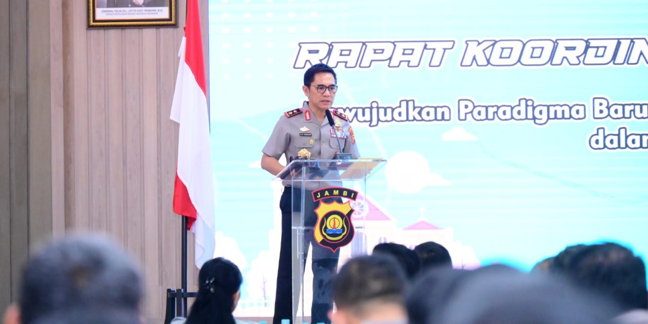 Polda Jambi Gelar Rapat Koordinasi Lintas Sektoral Pengamanan Natal 2025 Dan Tahun Baru 2026