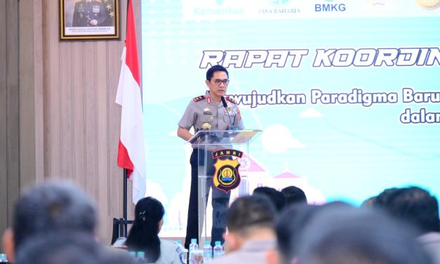 Polda Jambi Gelar Rapat Koordinasi Lintas Sektoral Pengamanan Natal 2025 Dan Tahun Baru 2026