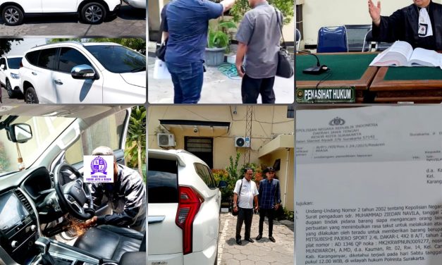 Bila Terbukti, Penjara Menanti Para Pelaku: Kasus Perampasan Pajero oleh Oknum DC di Surakarta Diselidiki Polisi