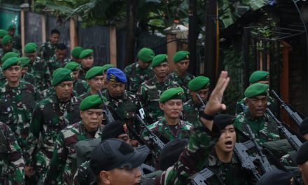 Gerak Jalan Peleton Beranting YWPJ Etape Terakhir, Pangdam II/Sriwijaya Dampingi Prajurit Infanteri