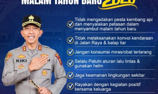 Ikuti Arahan Kapolri, Polda Jambi Himbau Masyarakat Tiadakan Pesta Kembang Api Saat Pergantian Tahun 2026