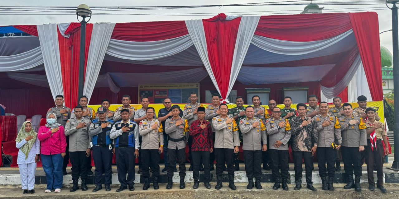 Pastikan Operasi Lilin 2025 Humanis dan Siaga, Polda Jambi Lakukan Supervisi Langsung ke Pos Pam dan Pos Yan
