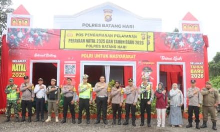 Dari Pos Ke Pos, Menjaga Nataru Tetap Aman Di Batanghari