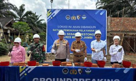 Polri Dan Pemkab Muaro Jambi Dukung Ground Breaking SPPG Demi Generasi Sehat