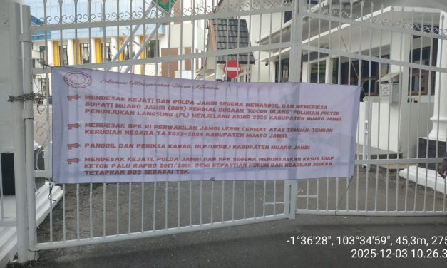 AMUK Desak Kejati Jambi Percepat Penanganan Dugaan Penyimpangan Proyek PL Muaro Jambi