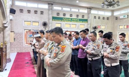 Polres Muaro Jambi Gelar Shalat Ghaib dan Doa Bersama untuk Korban Bencana Sumatera