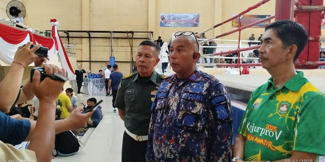 Kejurprov Tinju Amatir Jambi 2025 Resmi Dibuka, Beny Pane Tekankan Sportivitas Atlet