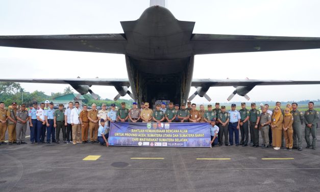 Bantuan Kemanusiaan Kodam II/Sriwijaya dan Pemprov Sumsel Tiba di Wilayah Terdampak Bencana