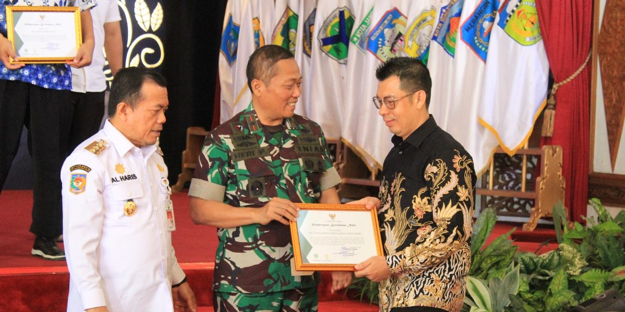 Danrem 042/Gapu Hadiri Penyerahan Penghargaan K3 Tingkat Provinsi Jambi