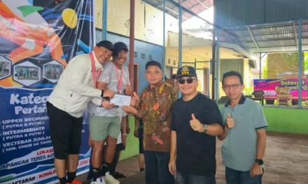 Kompol Dr. Novrizal–Prima Surya Juara Turnamen Tenis Lapangan Terbuka Se-Provinsi Jambi 2025