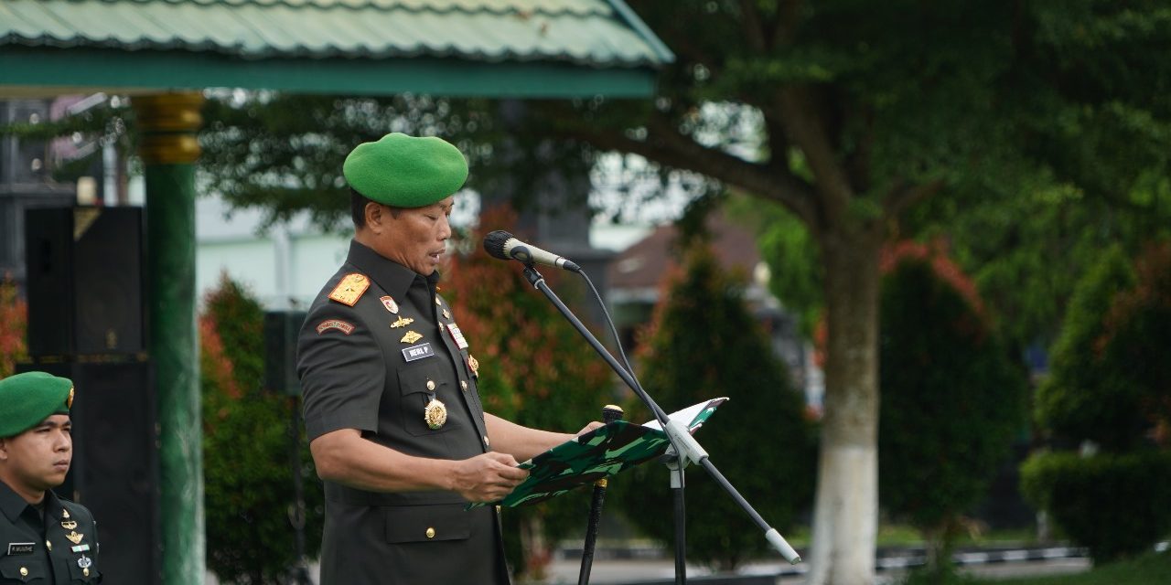 Korem 042/Gapu Peringati Hari Juang TNI AD ke-80, Perkuat Jati Diri Prajurit dan Kehadiran Negara untuk Rakyat