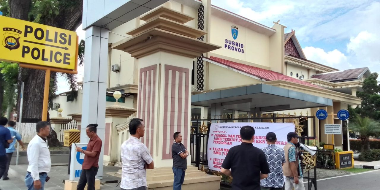 AMUK Desak Polda Jambi Periksa Gubernur: “Negara Hukum Tak Boleh Tumpul ke Atas”